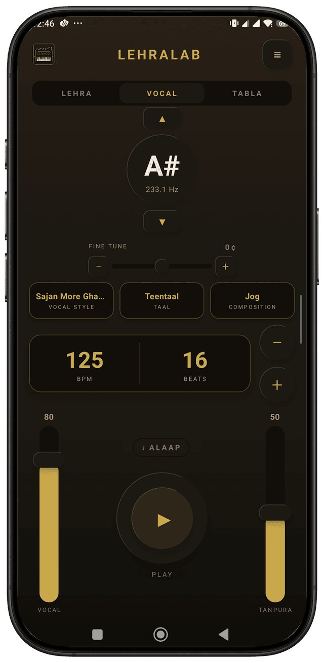 Lehra Lab app
